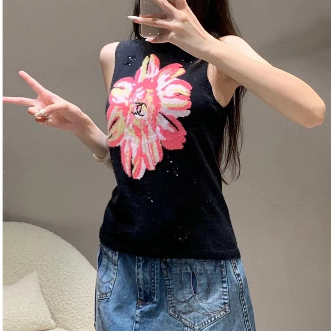 99新 WE11 DONE chanel无袖背心