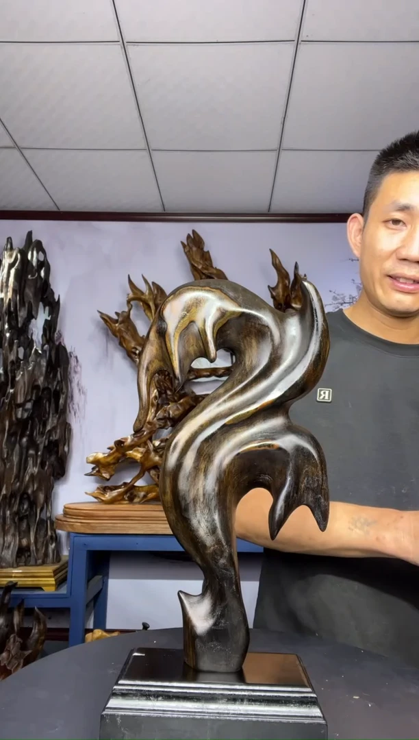 金丝楠木雕款华***柜金丝楠木工艺品摆件