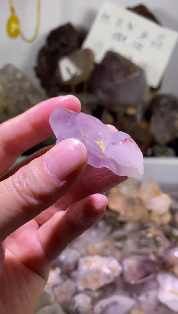 未镶嵌珠宝半成品水晶65号四川超七花园水晶