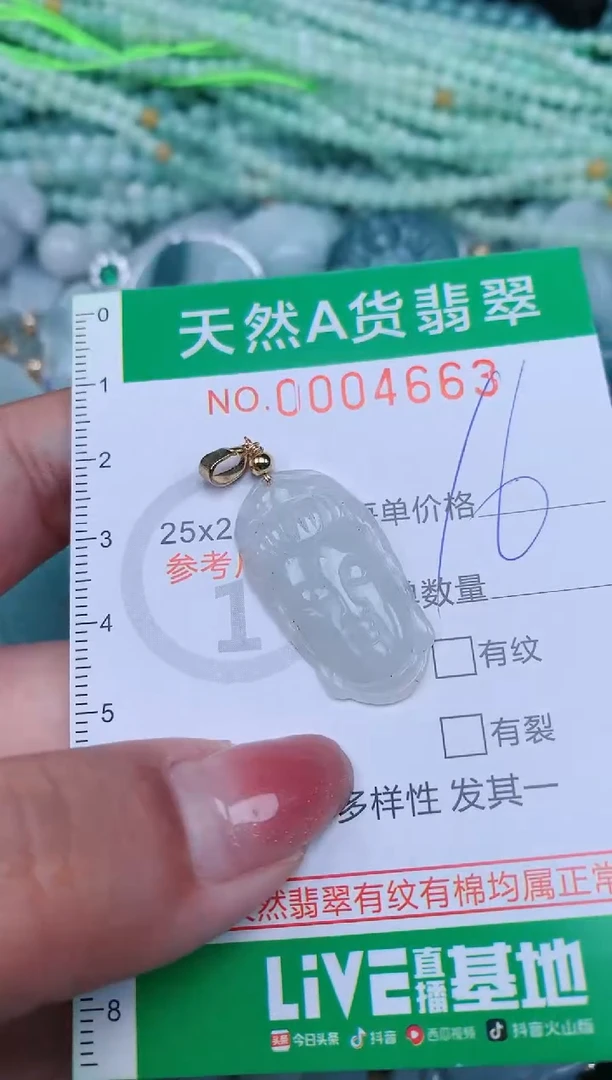 【闪购商品】翡翠颈饰未镶嵌.0004663