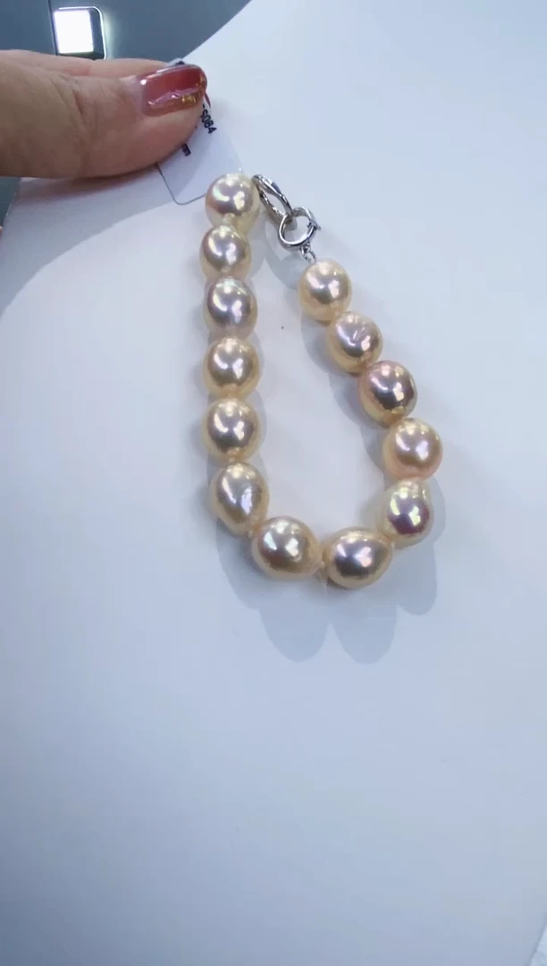 未镶嵌手链淡水珍珠Y淡水手链10-11多样性发一