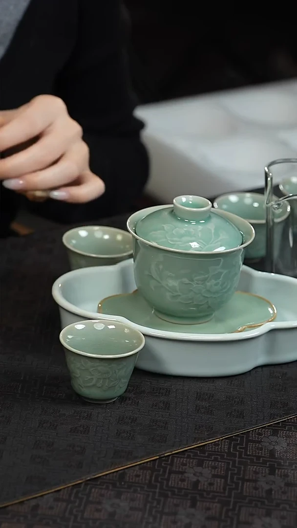 瓷林莉 古由 海棠花开套组