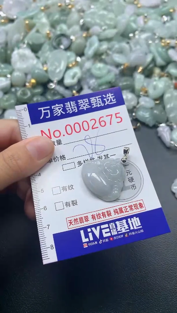 吊坠(不含链)未镶嵌翡翠2675