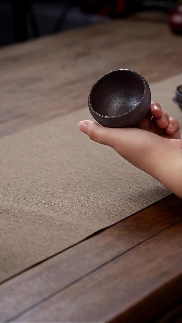 茶杯紫砂小缸杯一个