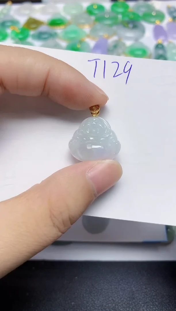 颈饰未镶嵌翡翠天然缅甸翡翠A货翡翠百元以上9元证书费自理