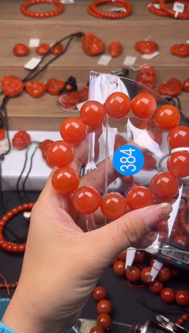 【闪购商品】南红玛瑙珠宝奇石未镶嵌384-17+