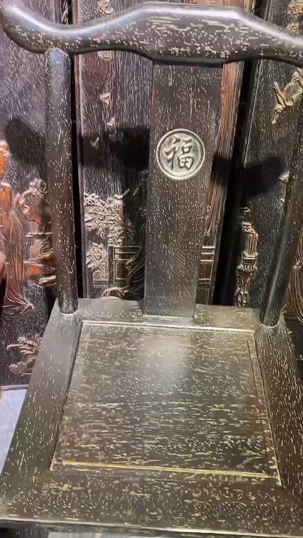 木紫檀雕刻一物一拍