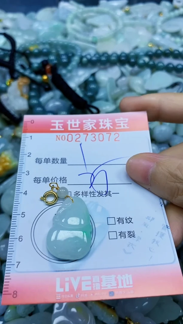 翡翠未镶嵌颈饰闪购0273072
