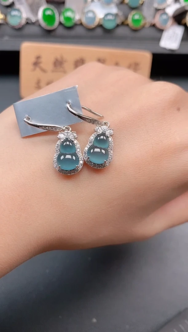 银S925镶嵌戒指翡翠11