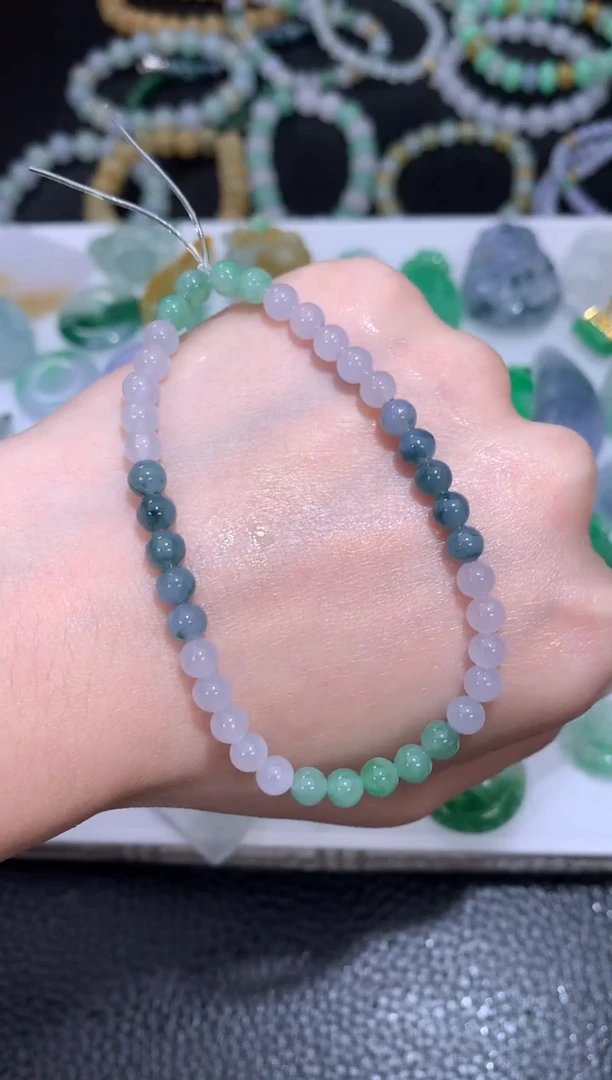 未镶嵌定制翡翠手串
