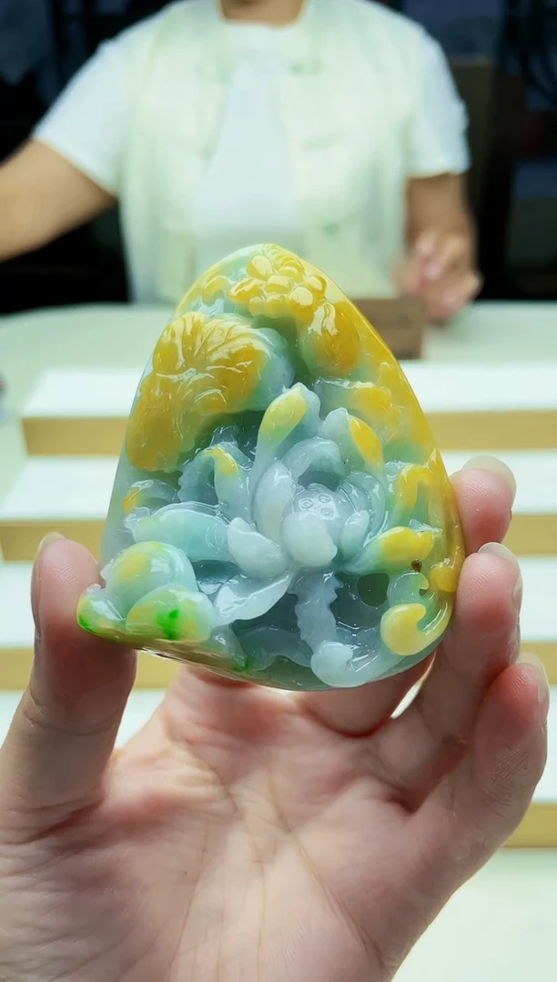未镶嵌定制翡翠毛货09140186