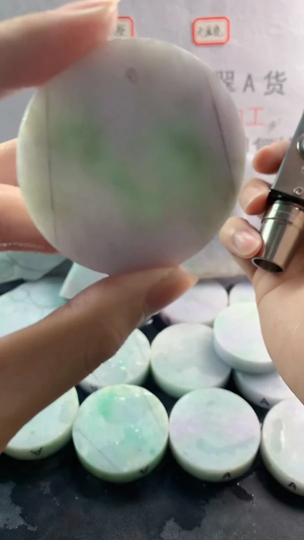 未镶嵌裸石翡翠天然缅甸翡翠A货FC7