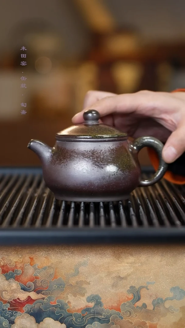 茶壶紫砂蝉鸣壶潘壶280cc