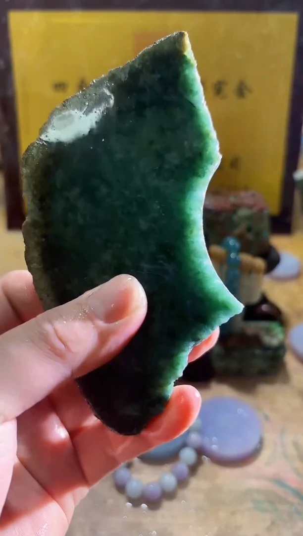 未镶嵌挂件翡翠A货常星7716