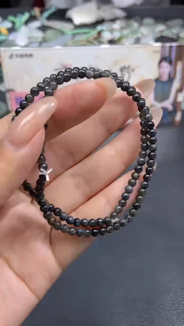 【闪购商品】翡翠手串未镶嵌天然翡翠A货39多样性发一
