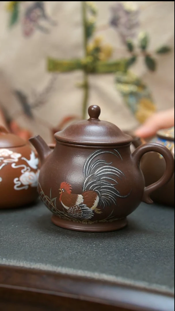 【闪购商品】紫砂茶壶大公鸡壶瑕