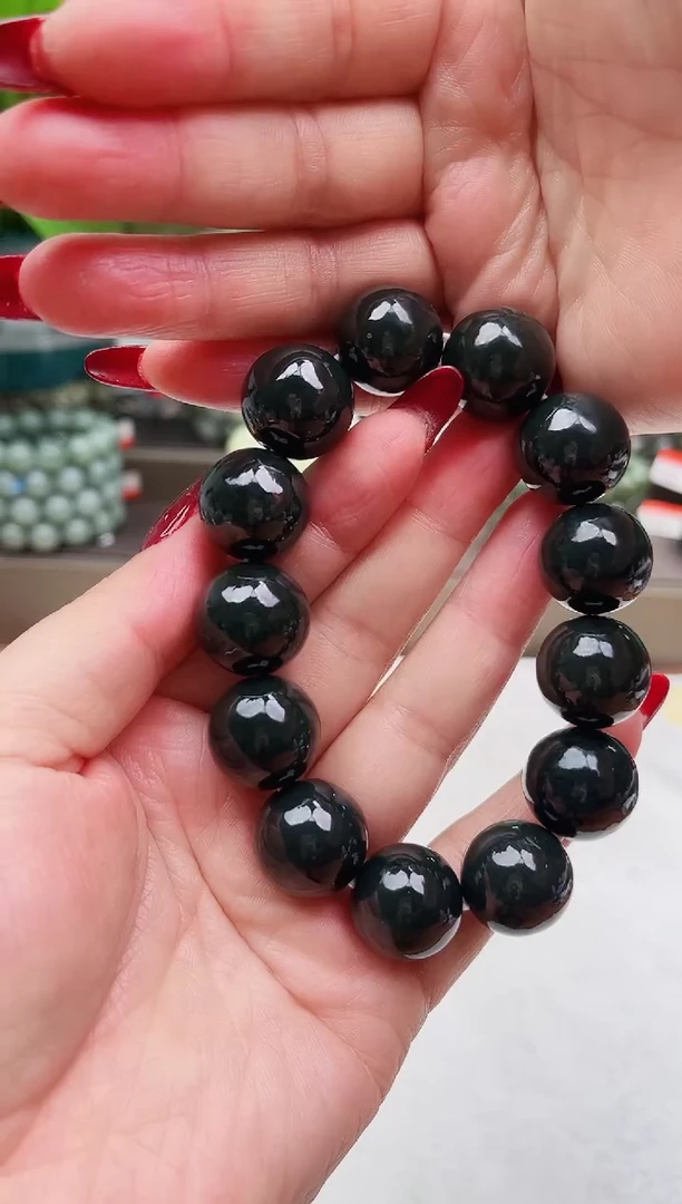 【闪购商品】和田玉手串未镶嵌纯天然和田玉新疆马儿羊矿塔青18