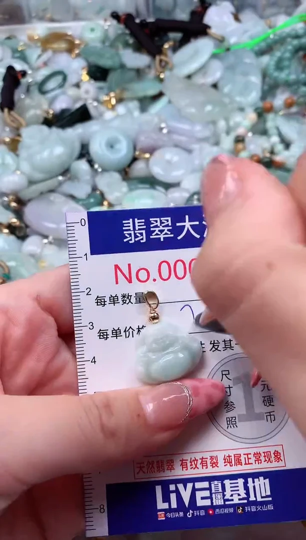 颈饰未镶嵌翡翠8575