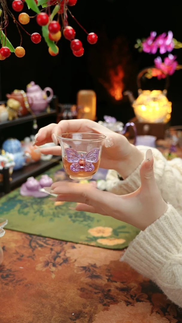 【闪购商品】蝴蝶品茗杯60cc@@@@@@