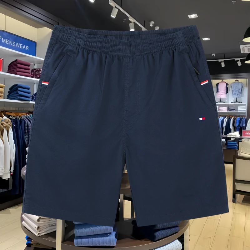 正品Tommy汤米夏季纯棉短裤男士运动休闲裤时尚百搭工装五分裤男