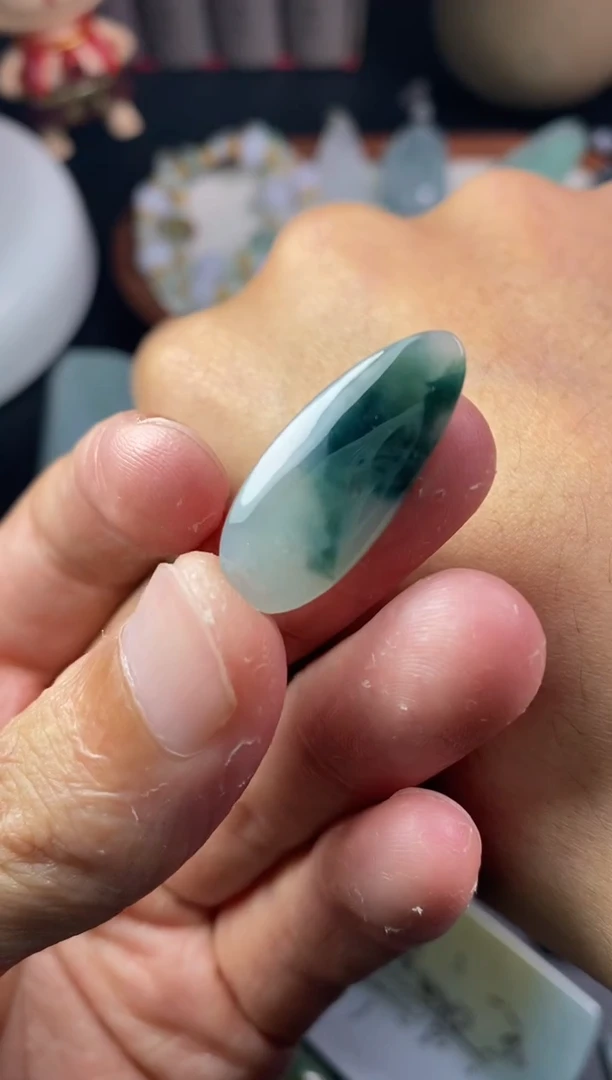 定制翡翠未镶嵌翡翠片料定制未镶嵌4.26-6