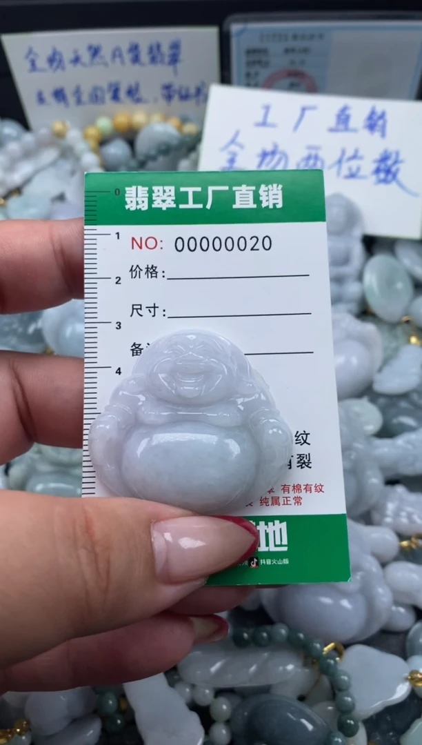 翡翠未镶嵌颈饰天然A货翡翠0020