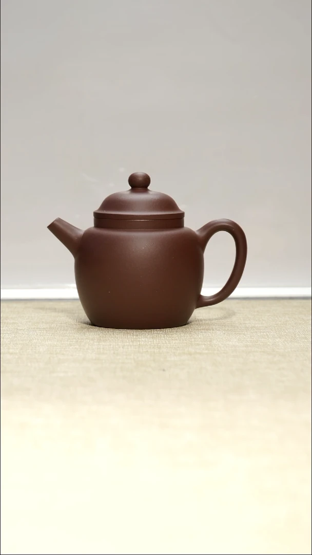 茶壶紫泥宫灯150毫升瑕疵壶