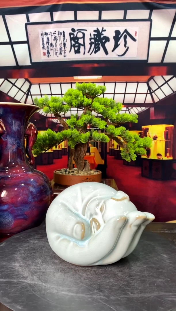 摆件大宋官窑 掌上明珠