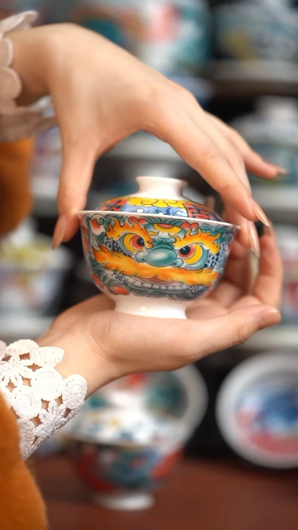 瓷片昨明盖碗（福利价格）