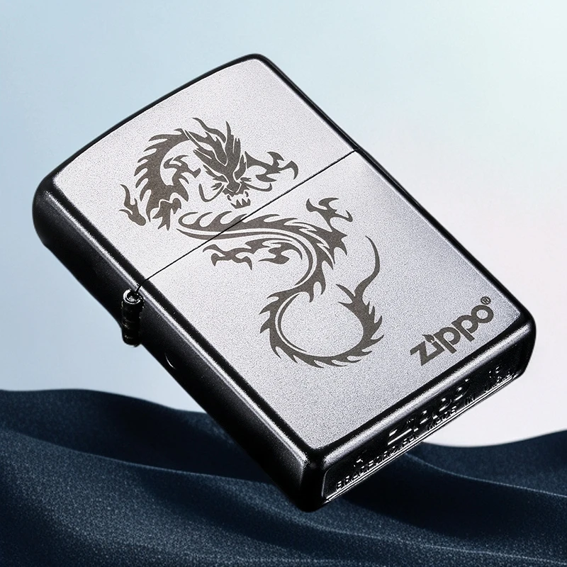 【老李推荐】zippo打火机龙行天下205镀铬TCJ1