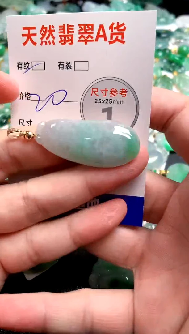 翡翠未镶嵌颈饰24000046
