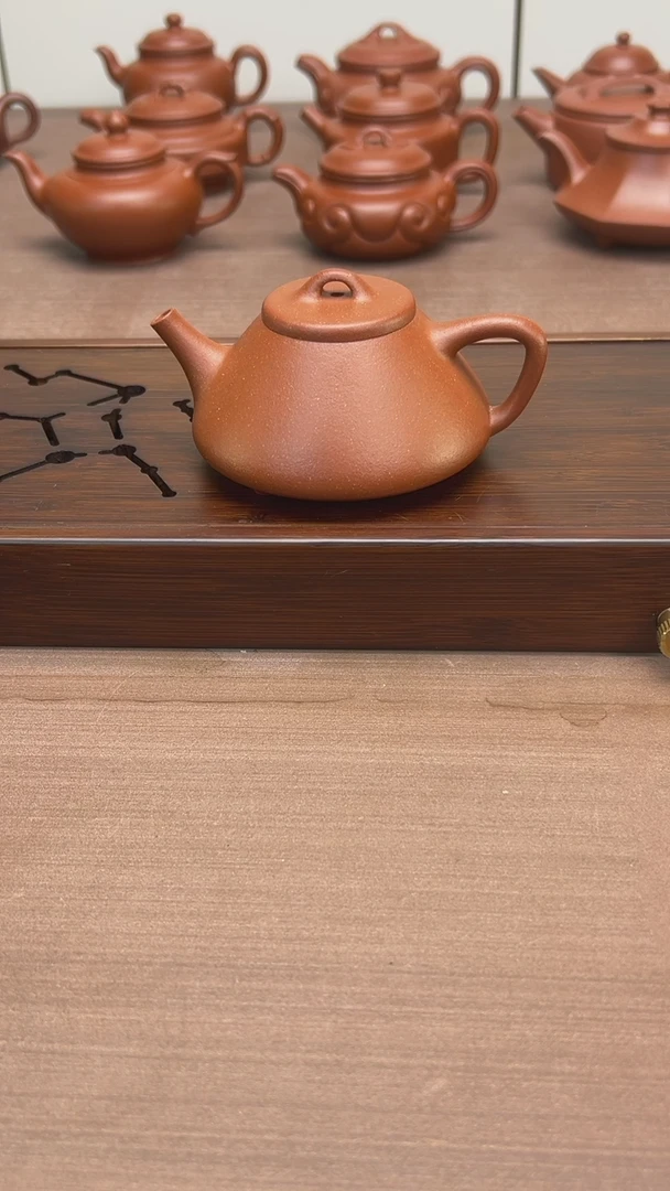 茶壶紫砂60  目140 毫升宝山精挑红降坡子冶石瓢