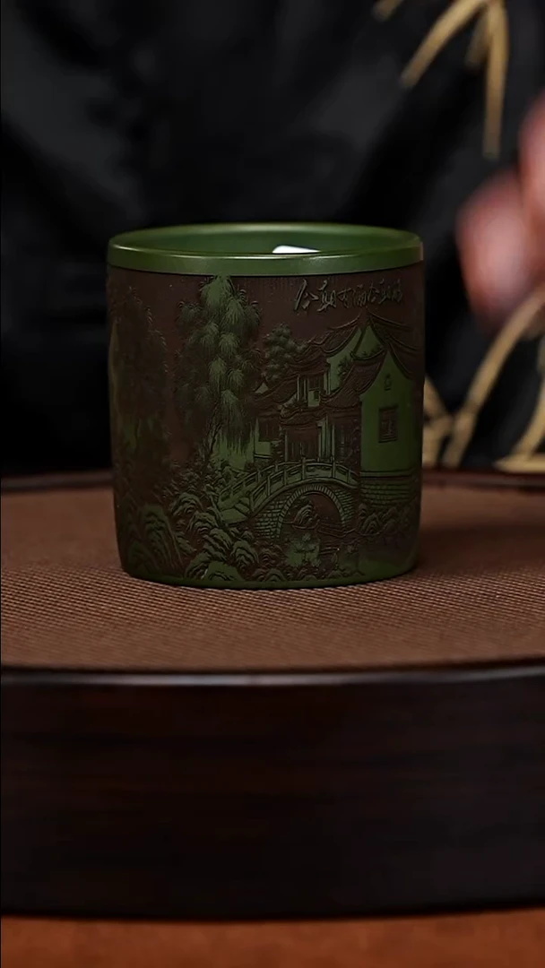 茶杯紫砂原矿紫砂