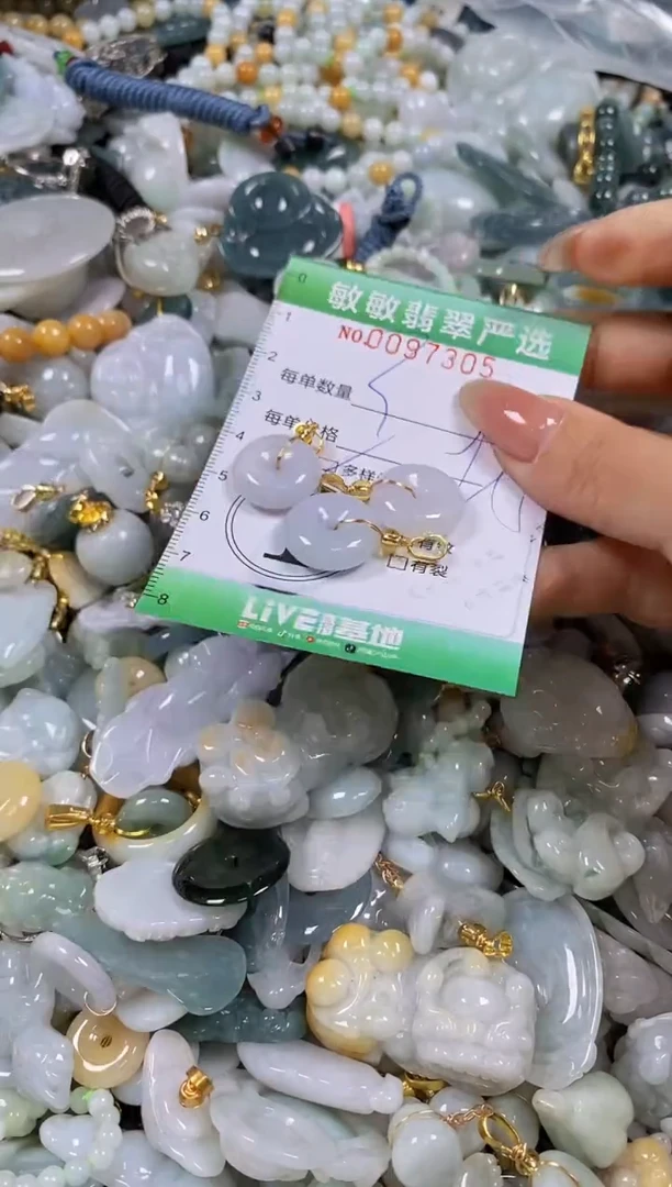 【闪购商品】翡翠颈饰未镶嵌闪购商品0097305多样性发其一