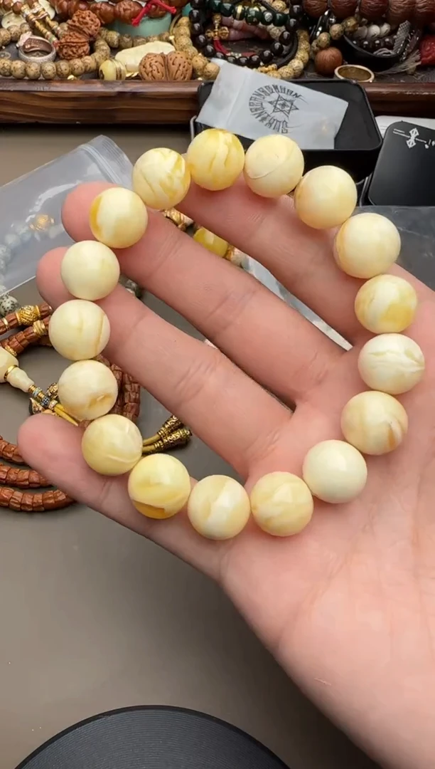 【闪购商品】蜜蜡裸石未镶嵌蜜蜡手串8313518