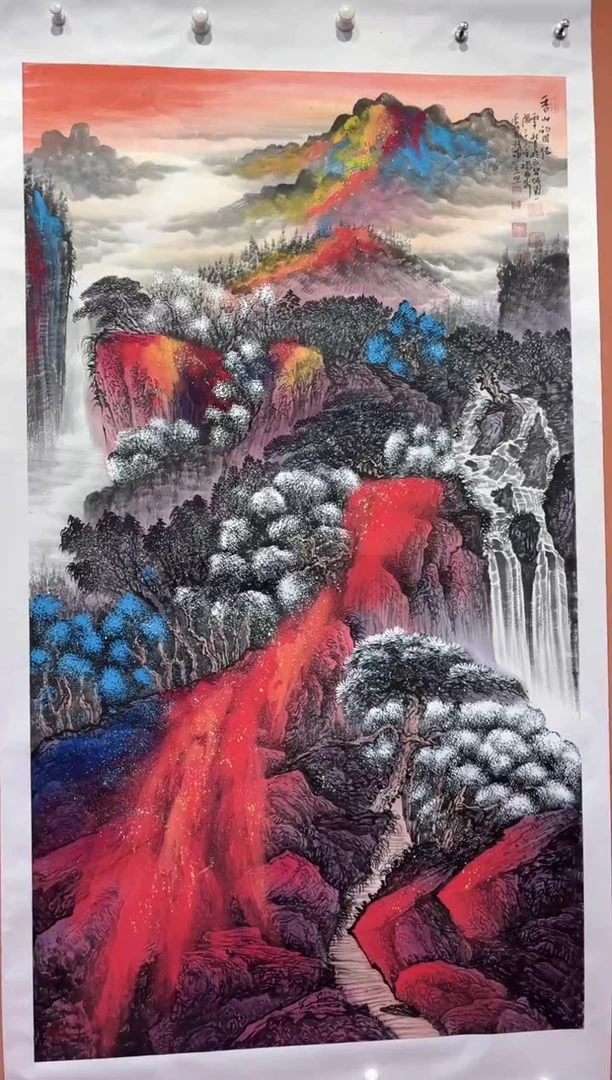国画师立照老师国画作品