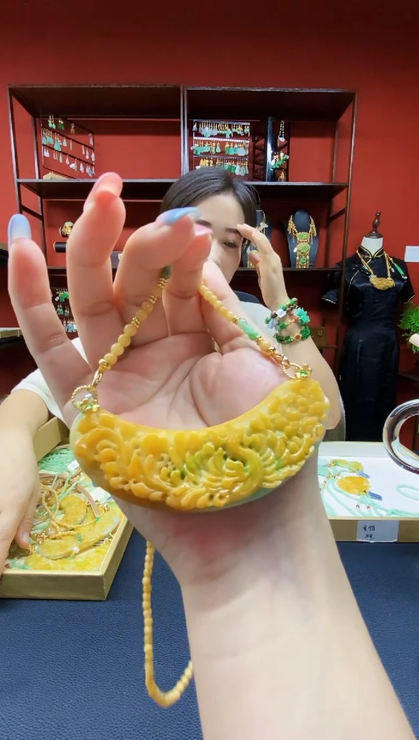 颈饰未镶嵌翡翠翡翠吊坠