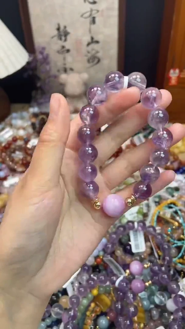 未镶嵌手链紫晶512