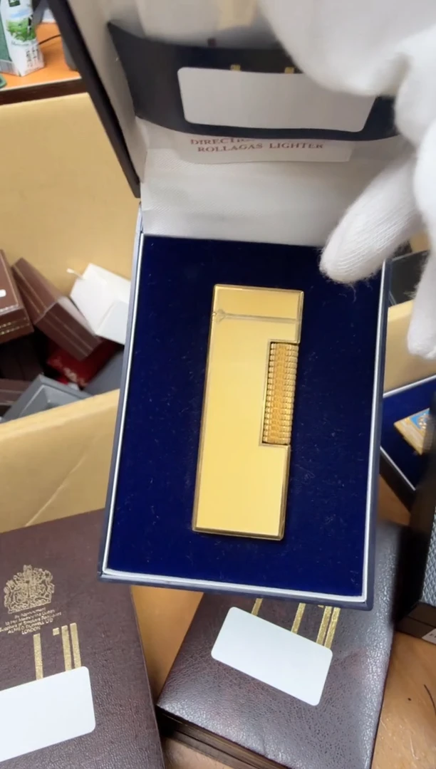 纯铜56登家黄漆金4代 原盒