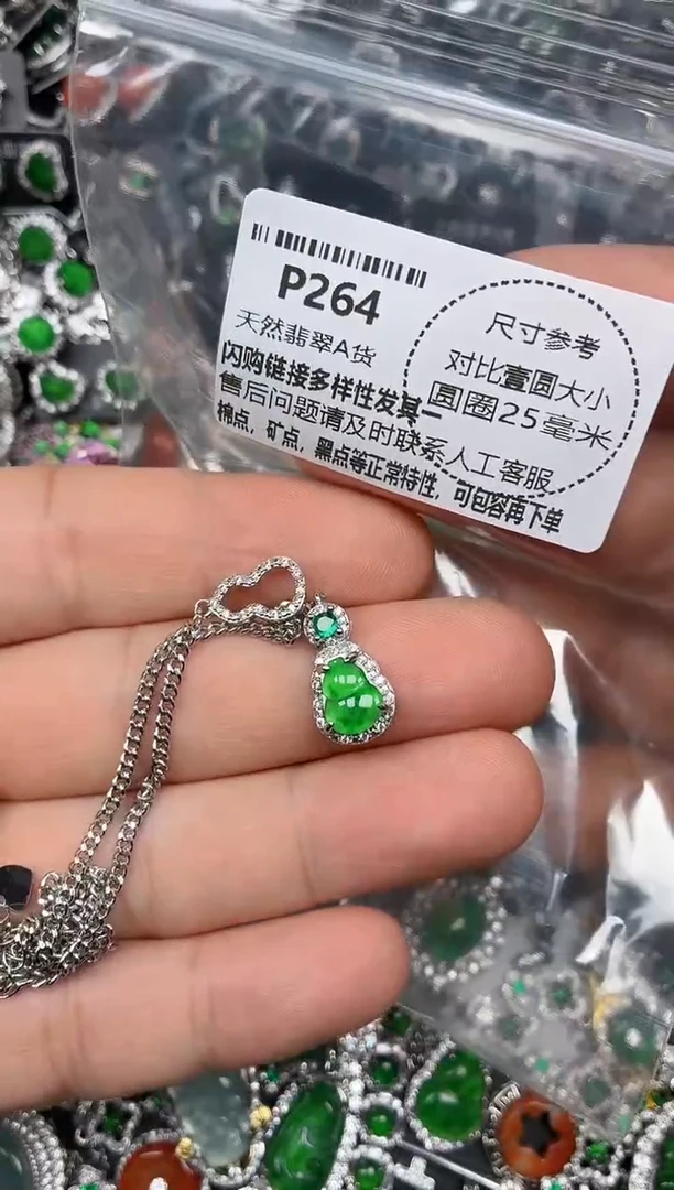 颈饰未镶嵌翡翠P264项链