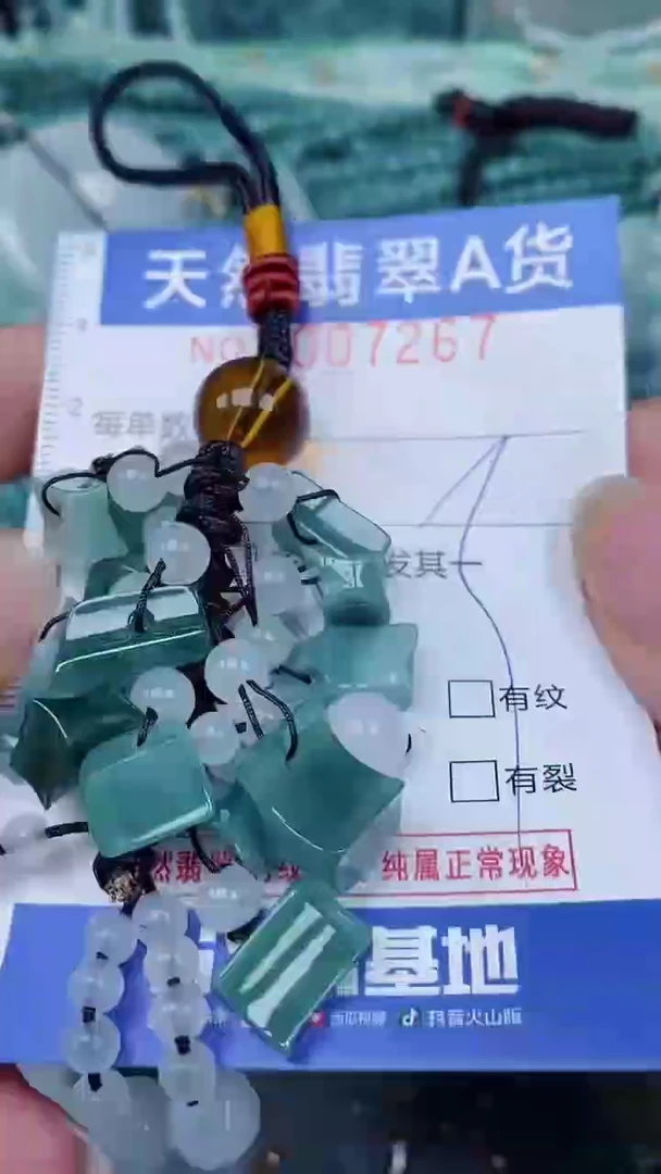 翡翠未镶嵌颈饰00007267