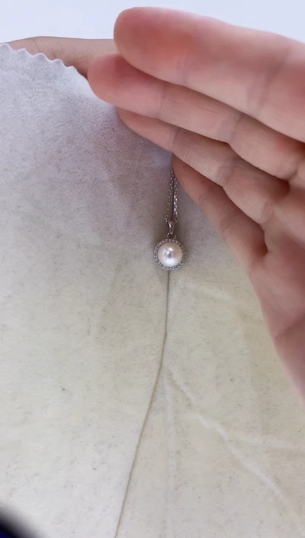 【闪购商品】海水珍珠吊坠(赠链)银S925镶嵌akoya 吊坠