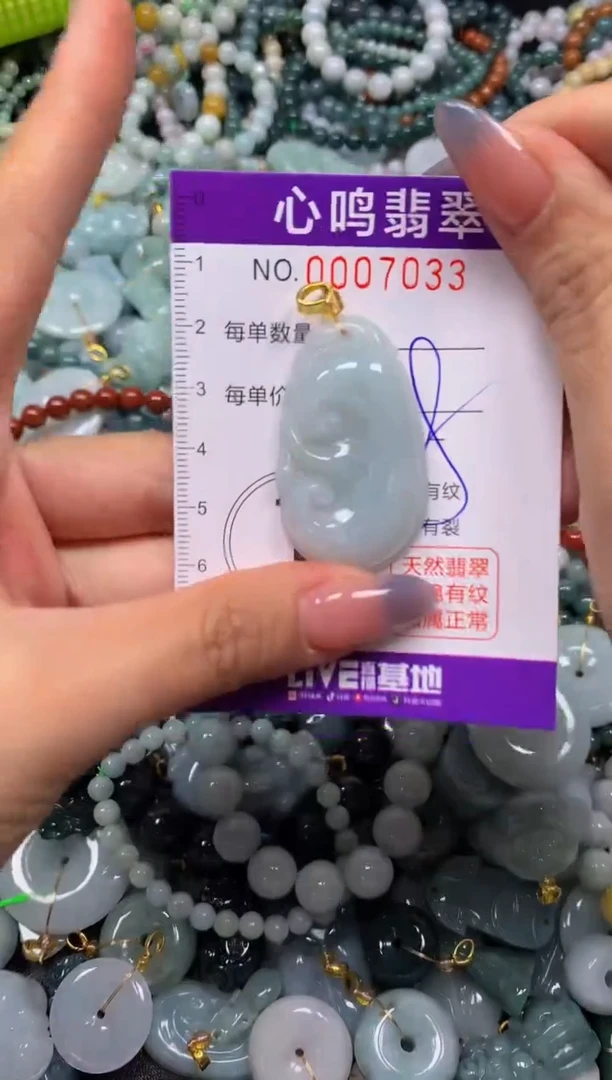 颈饰未镶嵌翡翠闪购007033