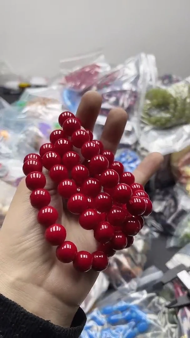 【闪购商品】硅化珊瑚手串未镶嵌526手串
