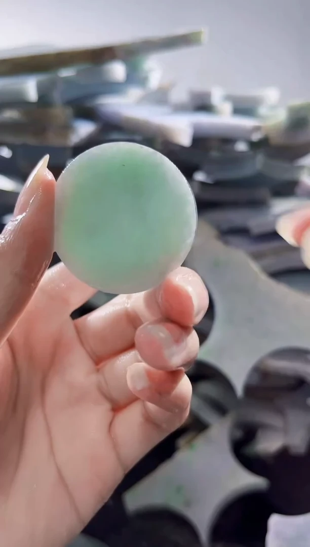 裸石翡翠缅甸翡翠A货陈5893