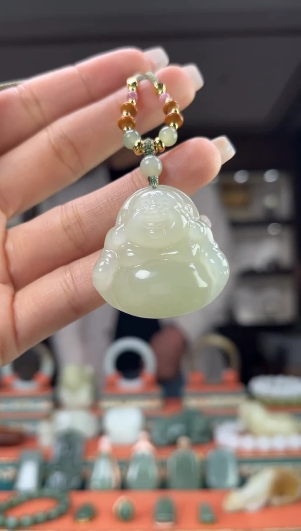 【闪购商品】和田玉颈饰未镶嵌佩佩35mm左右