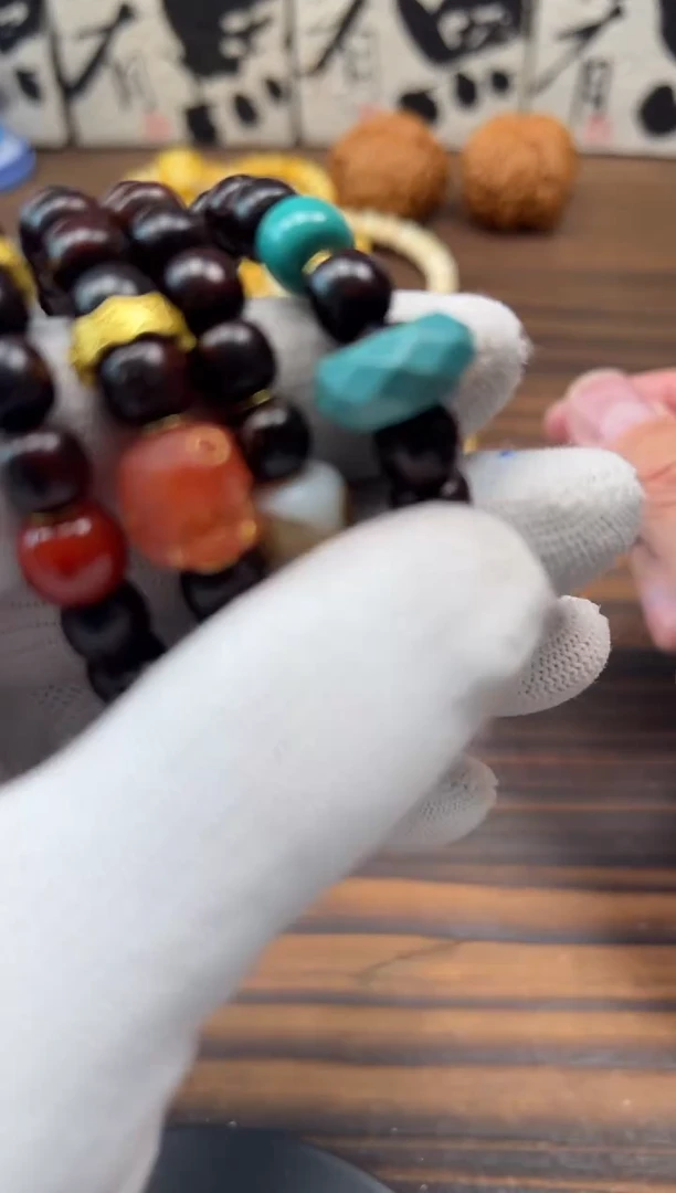 菩提吊坠紫金鼠手串