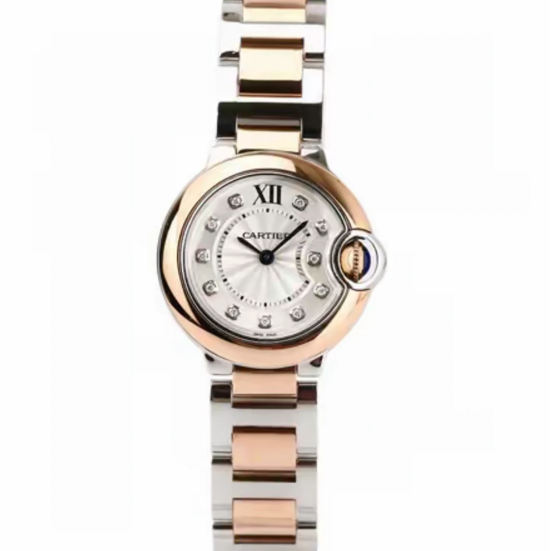 99新 Cartier/卡地亚 蓝气球W3BB0005 28 间金钻刻 石英 女款18年