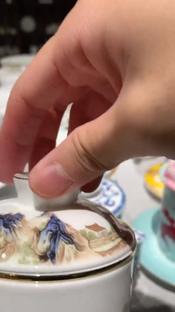 茶漏杯1个隆达骨质瓷