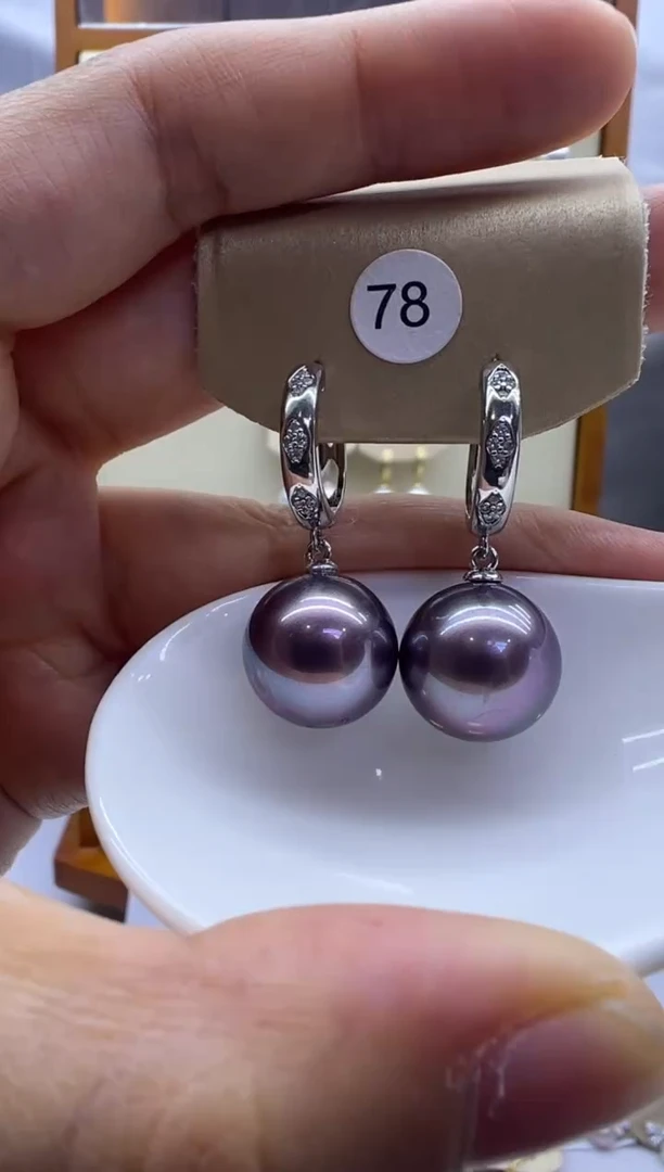 未镶嵌耳饰淡水珍珠78